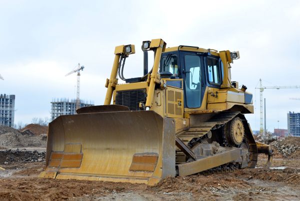 Bulldozer Site Clearing in Brighton